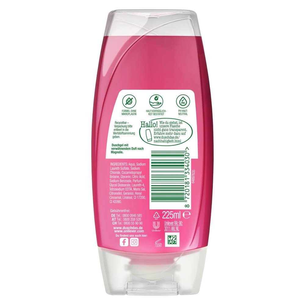Produktabbildung Duschdas Duschgel, Magnolie