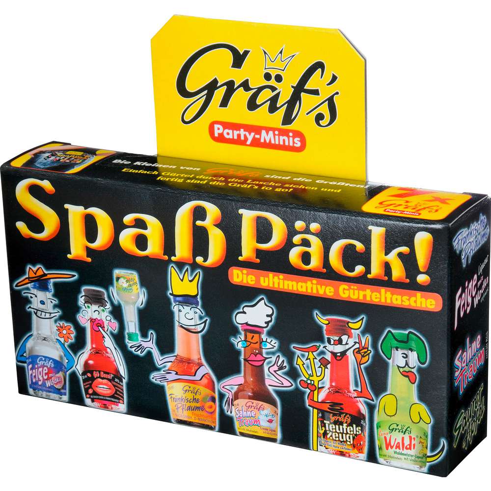 Produktabbildung Gräf's Party-Mini Liköre, Spaß Päck