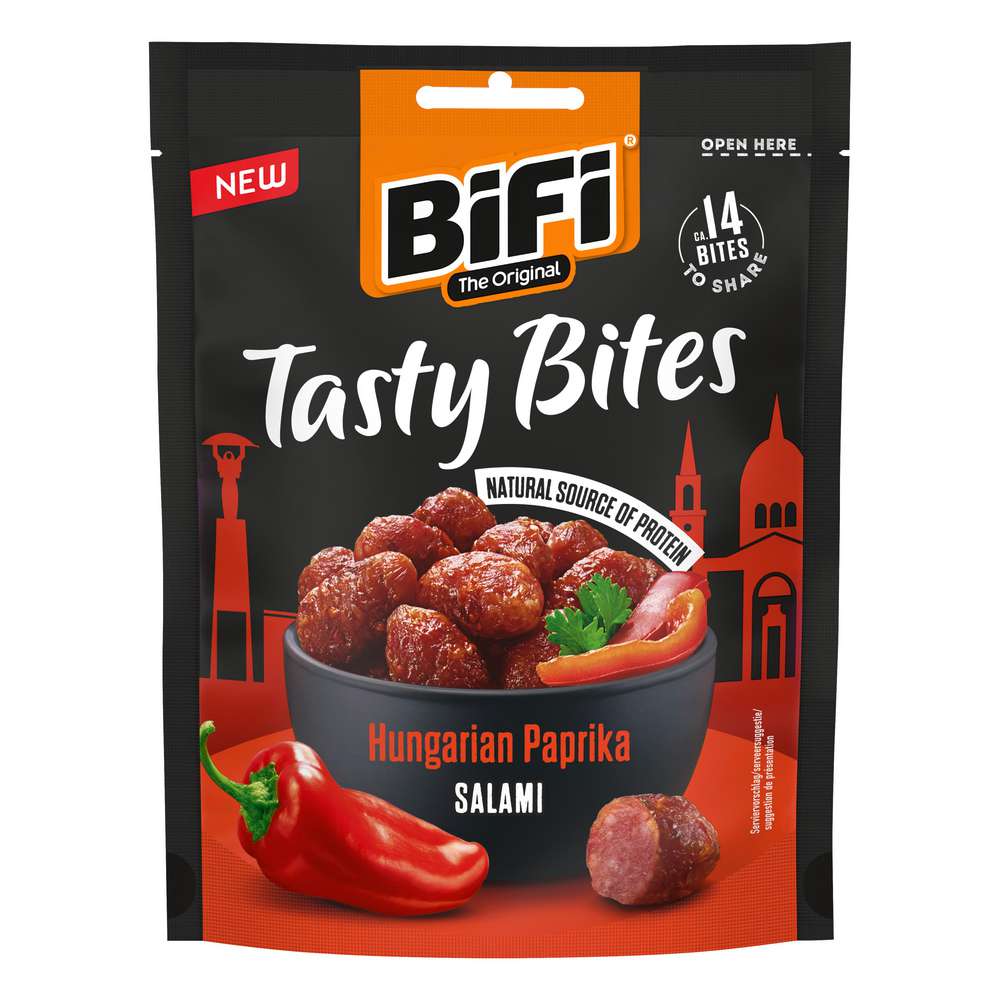Produktabbildung BiFi Tasty Bites Hungrian Paprika