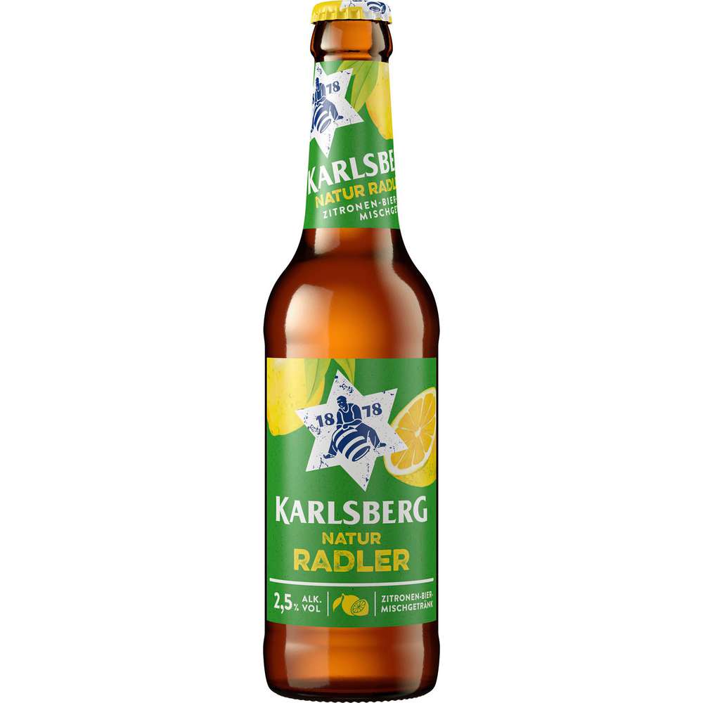 Produktabbildung Karlsberg Biermischgetränk, Naturradler, 2,5 %