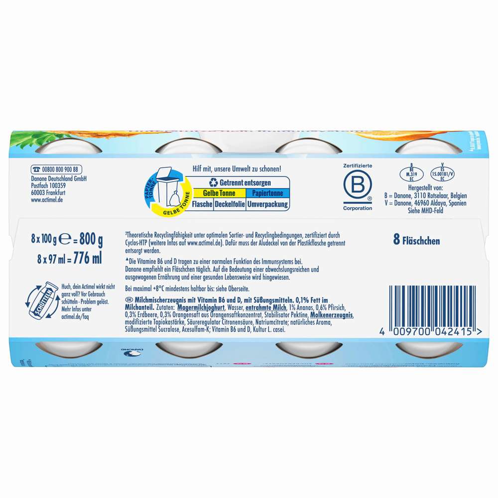 Produktabbildung Actimel Trinkjoghurt, Multifrucht