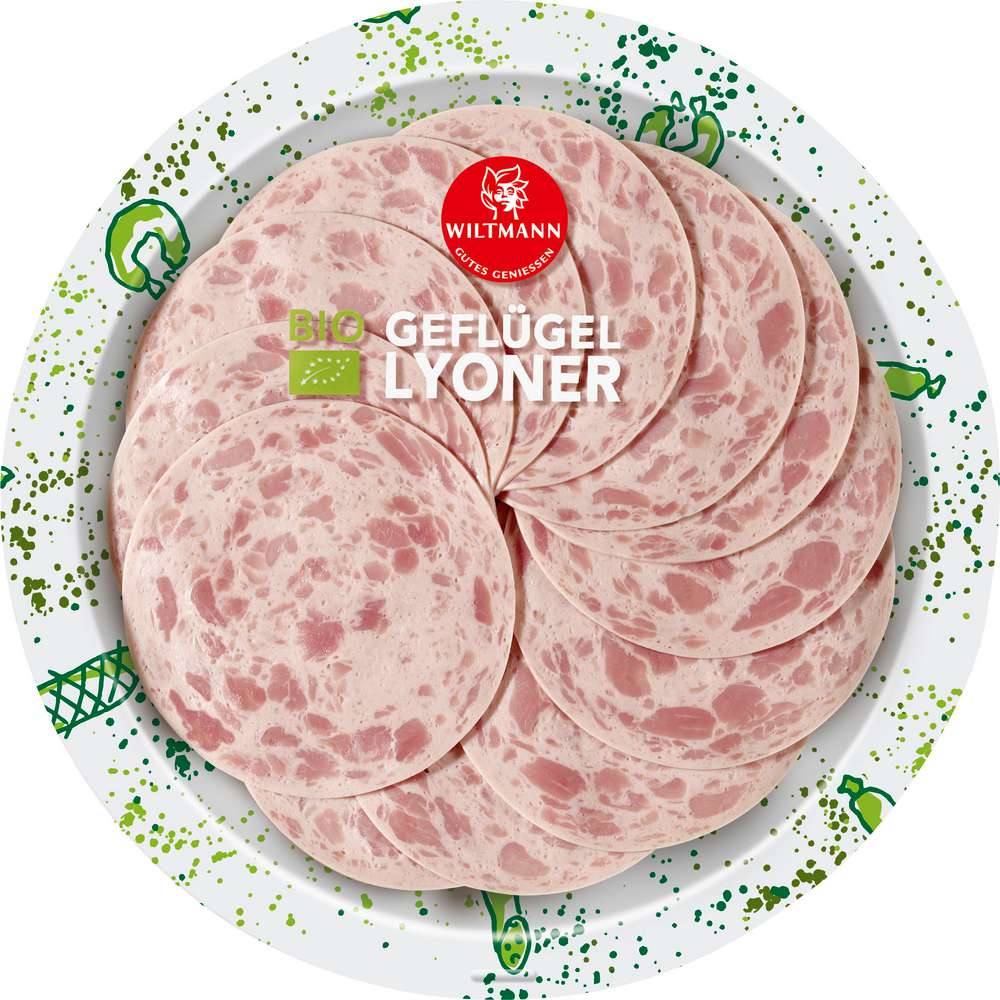 Produktabbildung Wiltmann Bio Geflügel-Lyoner, grob