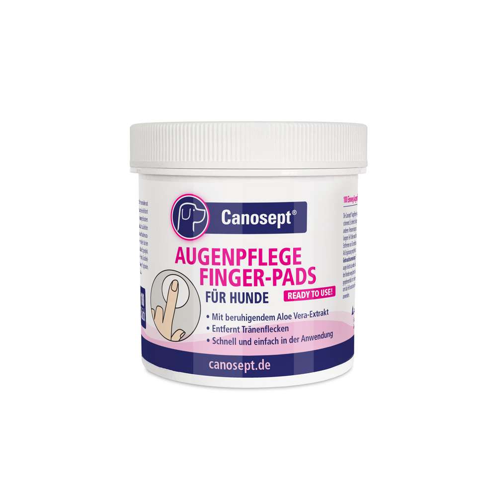 Produktabbildung Canosept Hunde-Augenpflege Finger-Pads