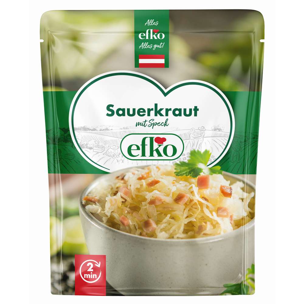 Produktabbildung efko Sauerkraut mit Speck