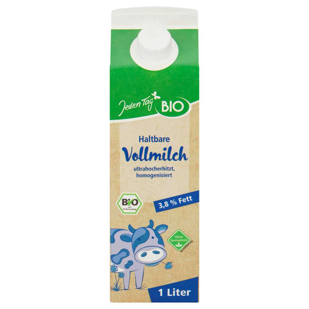 Produktabbildung Jeden Tag Bio H-Vollmilch 3,8%