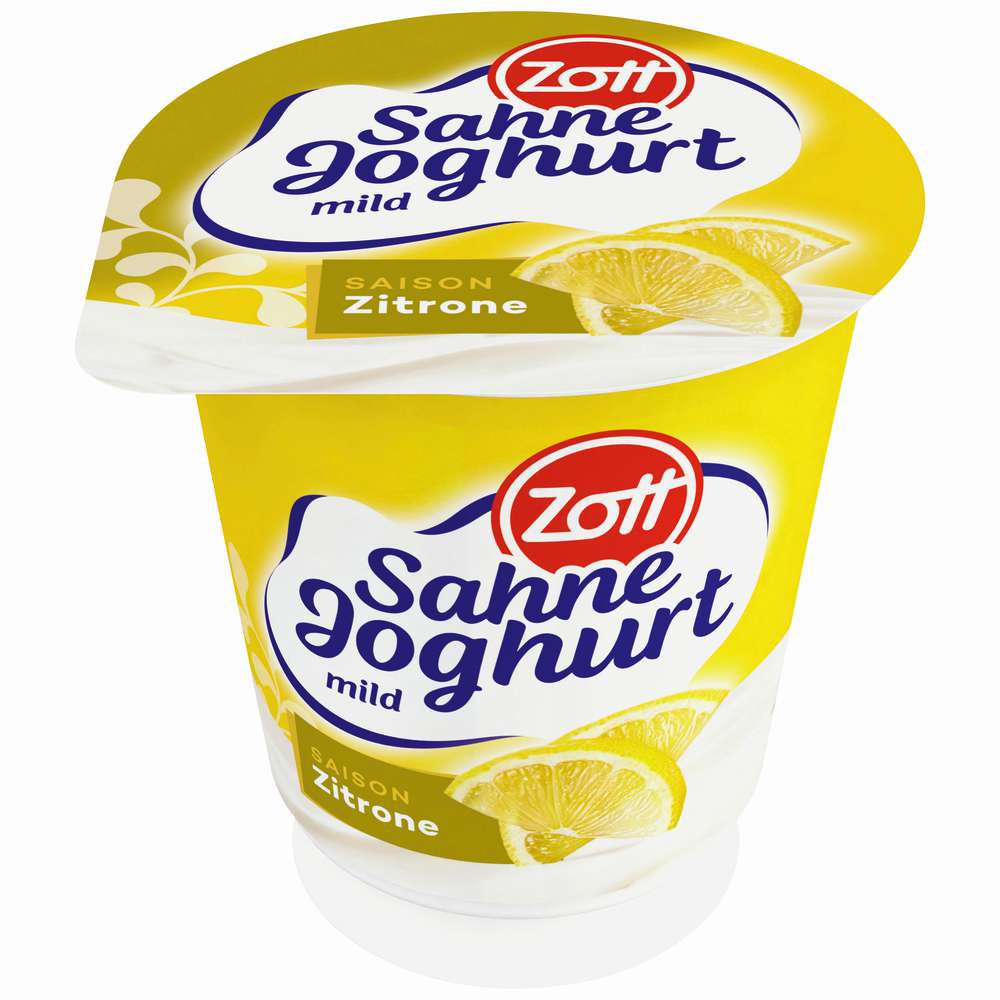 Produktabbildung Zott Sahnejoghurt mild, Zitrone