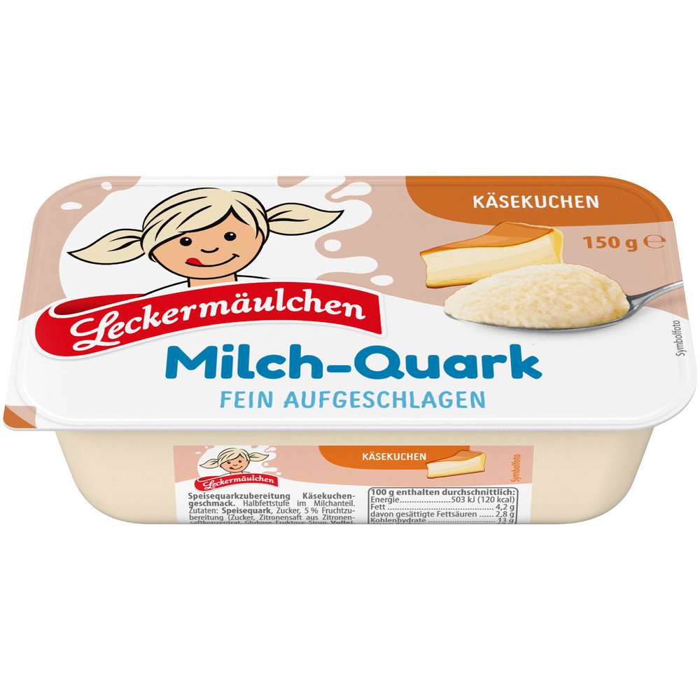 Produktabbildung Leckermäulchen Milchquark, Käsekuchen