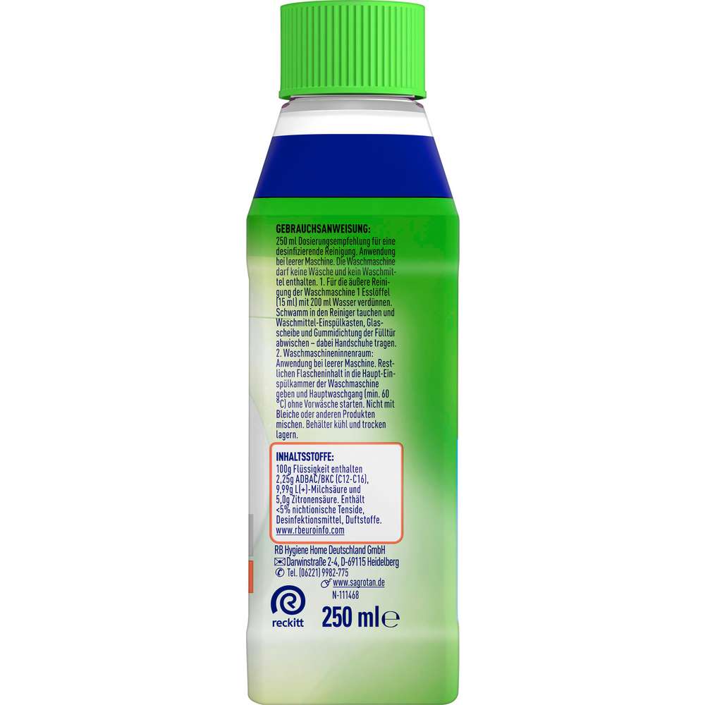Produktabbildung Sagrotan Waschmaschinen Hygiene-Reiniger