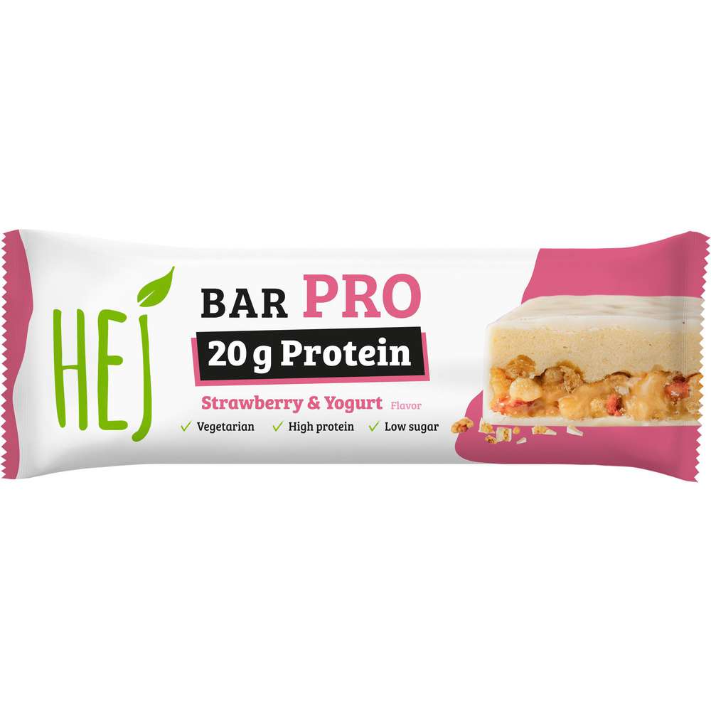 Produktabbildung hej Protein-Riegel, Strawberry & Yogurt