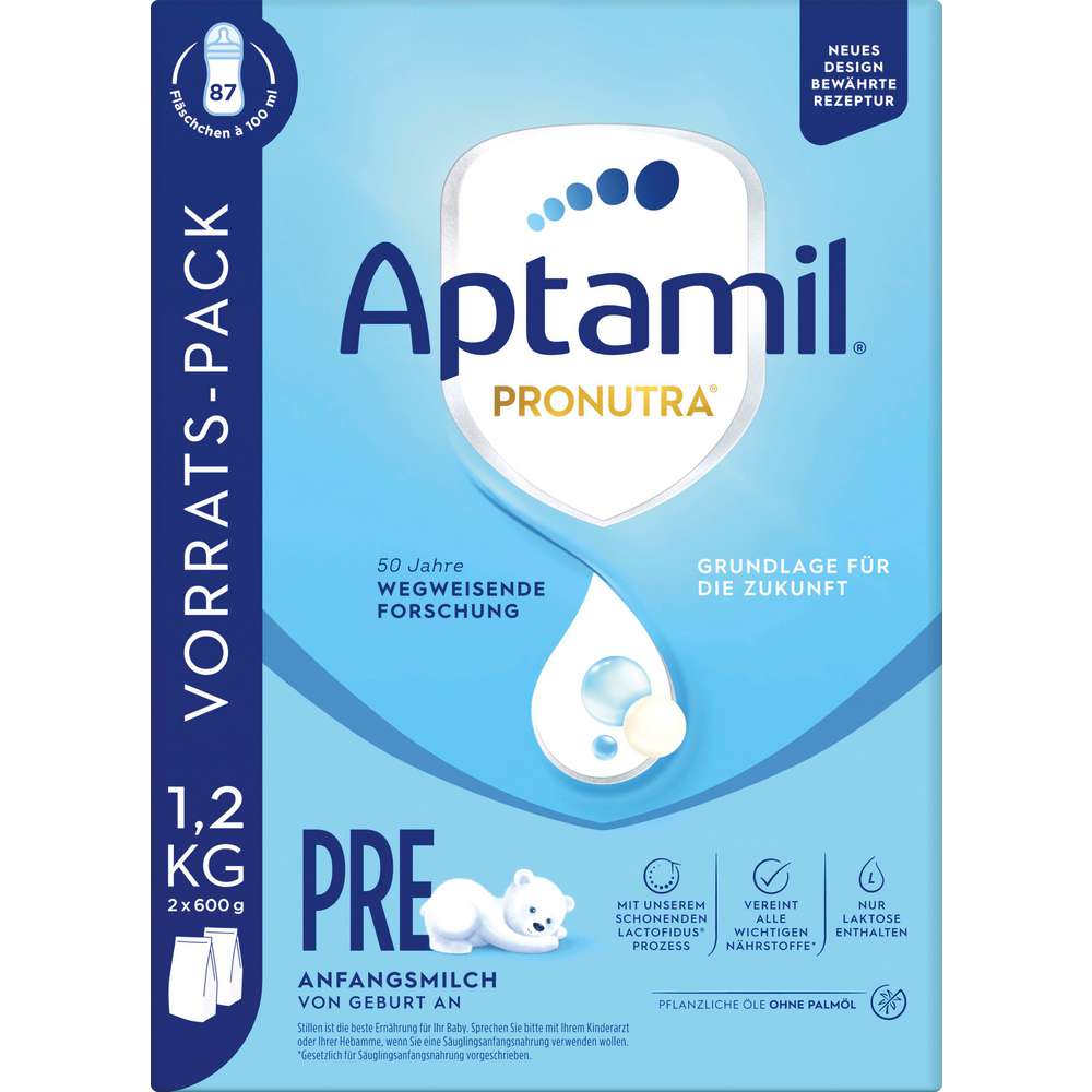 Produktabbildung Aptamil Pronatura Anfangsmilch Pre 