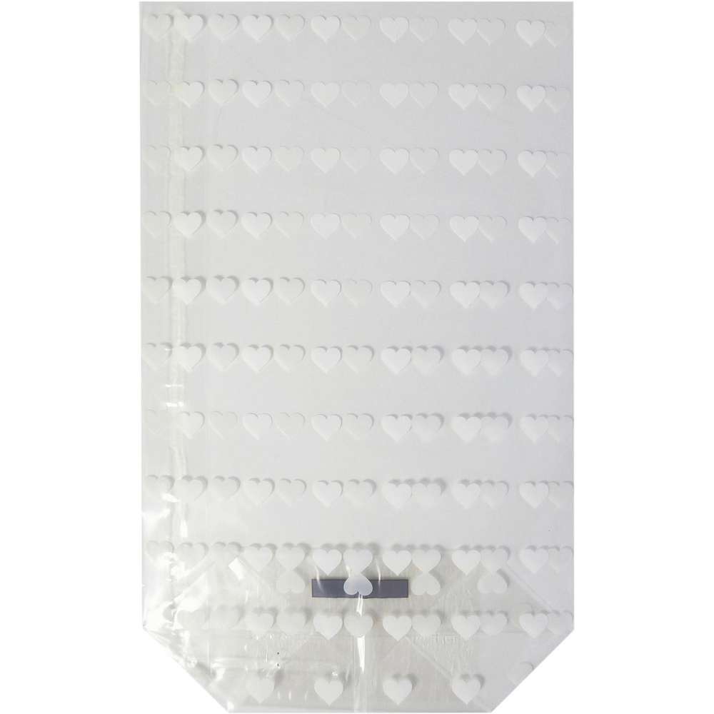 Produktabbildung Braun+Company Klarsichtbeutel Herzen, 9,5x16cm, 10er