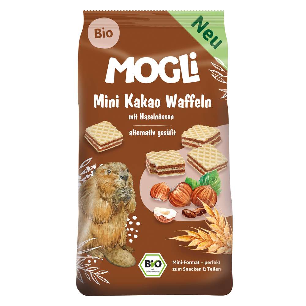 Produktabbildung MOGLi Mini Waffeln Kakao
