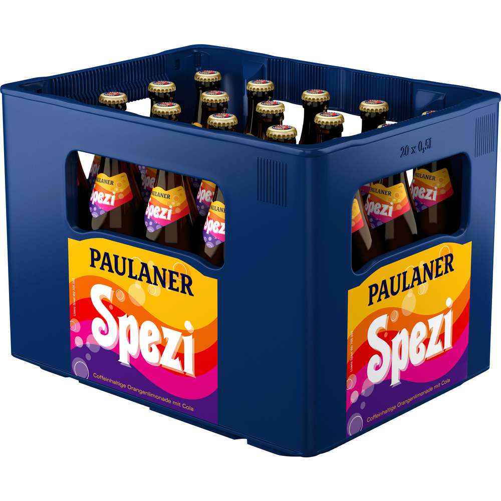 Produktabbildung Paulaner Cola-Orangen-Mix, Spezi (20x 0,500 Liter)