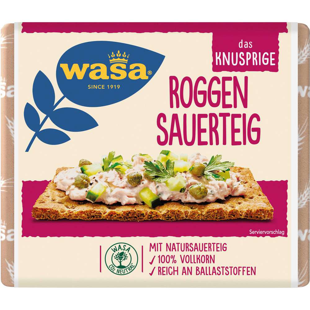 Produktabbildung Wasa Knäckebrot Roggen Traditionell