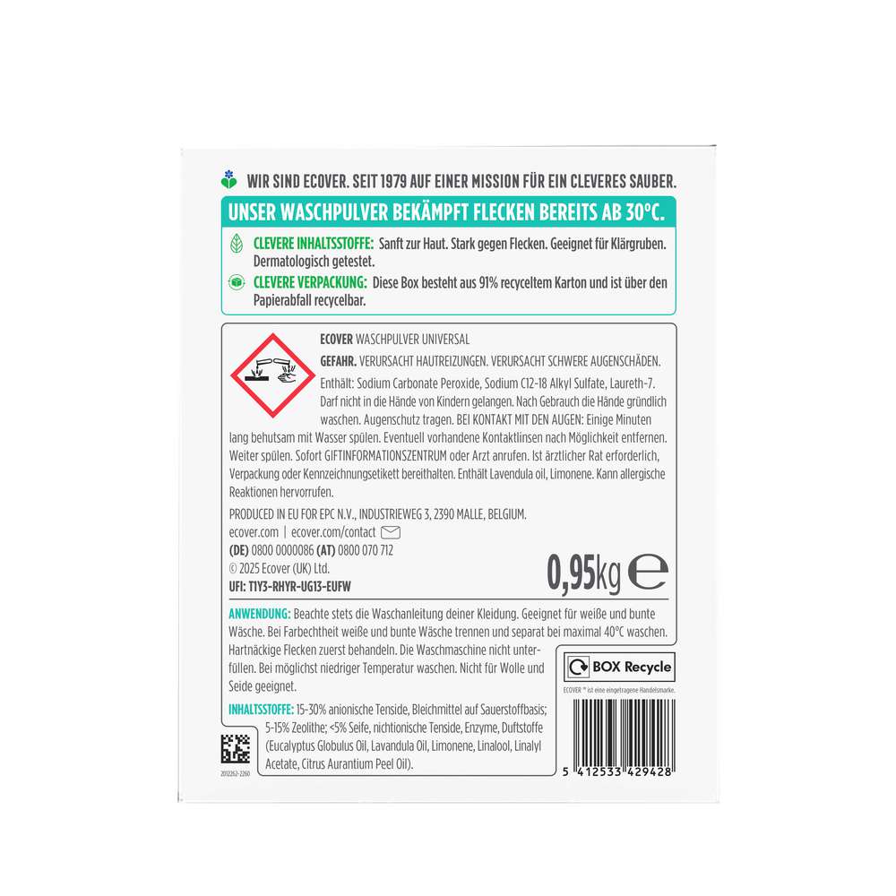 Produktabbildung Ecover Universal-Waschmittel Pulver