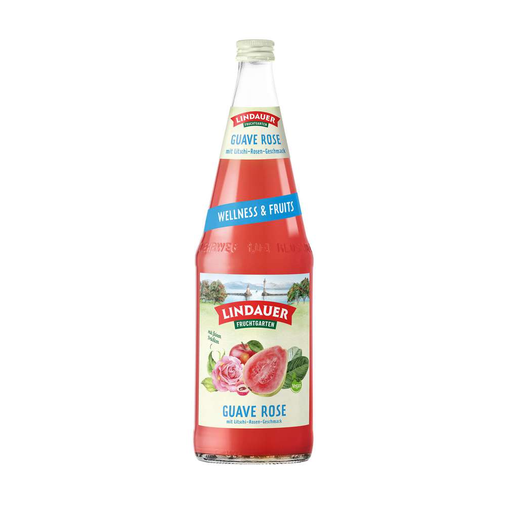 Produktabbildung Lindauer Wellnessgetränk, Guave Rose, Litschi
