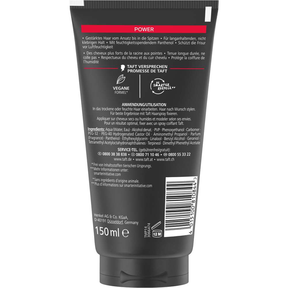 Produktabbildung Drei Wetter Taft Haargel, Power Halt 5