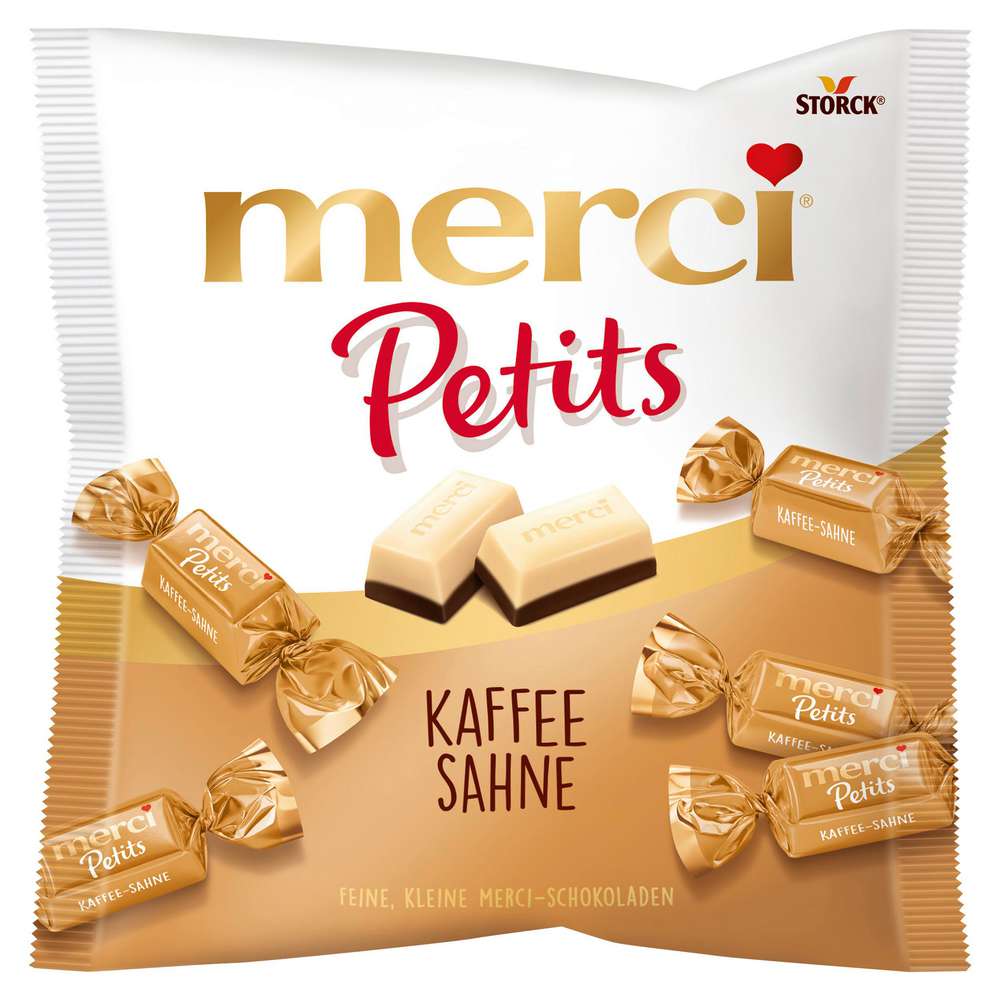 Produktabbildung Merci Schokolade Minis Kaffee-Sahne