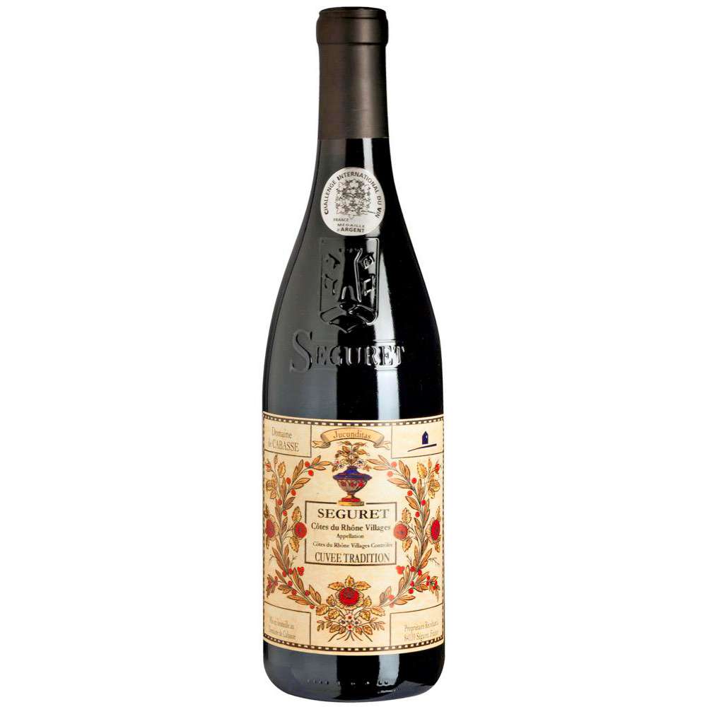 Produktabbildung Domaine de Cabasse Cuvee Tradition Séguret Côtes du Rhône Villages AOC, Rotwein
