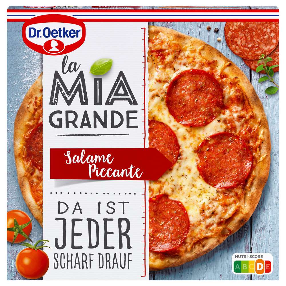 Produktabbildung Dr. Oetker Pizza La Mia Grande Salame Piccante, tiefgekühlt