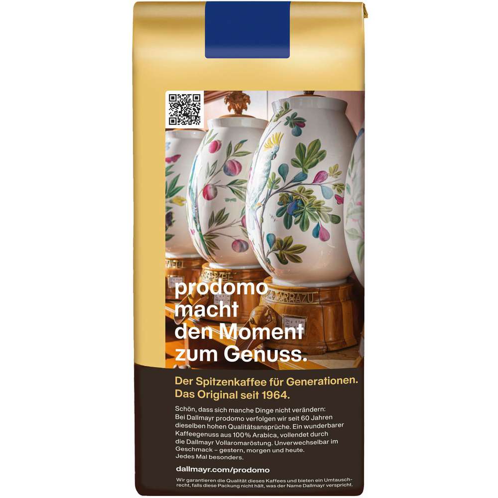 Produktabbildung Dallmayr Kaffee Prodomo original, ganze Bohne