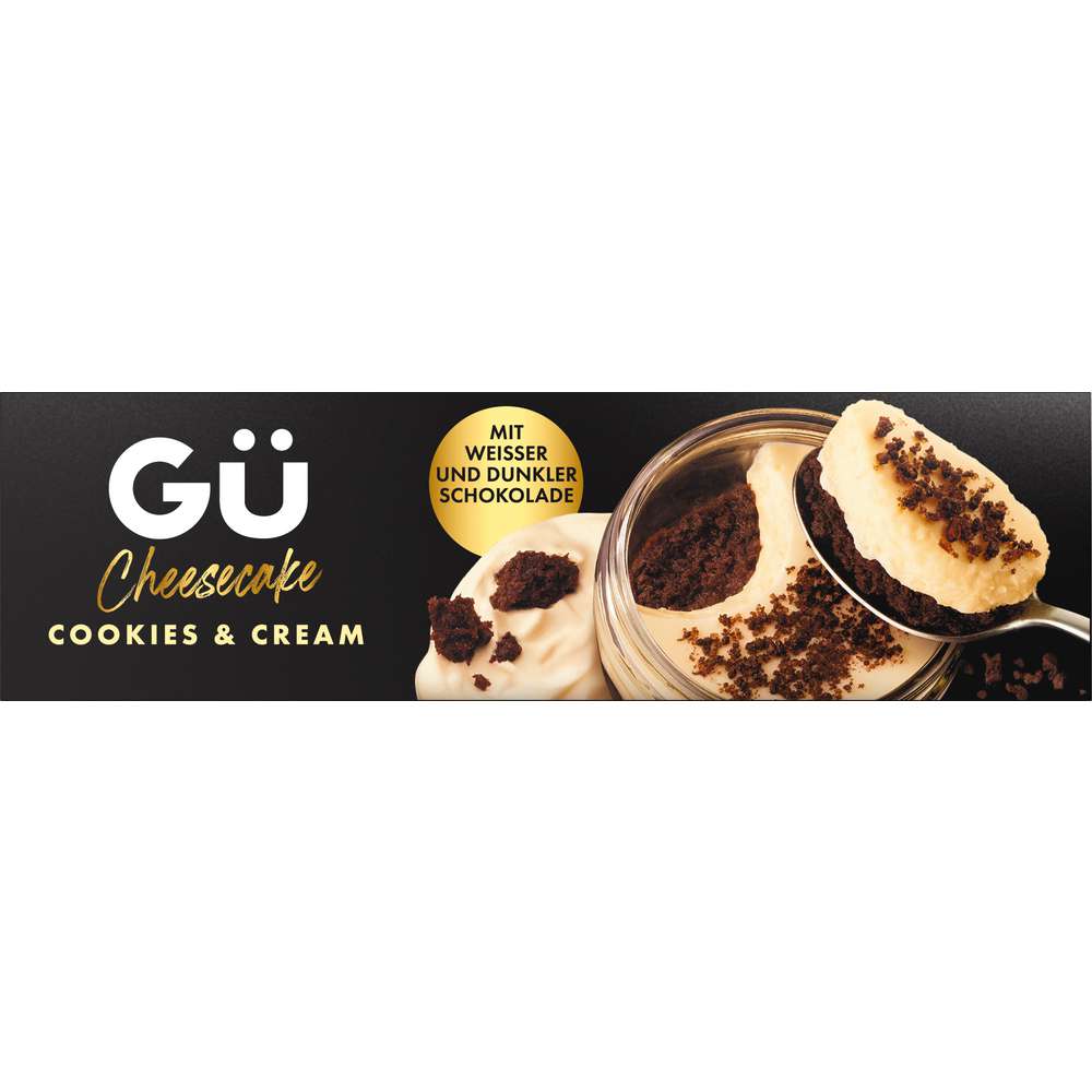 Produktabbildung GÜ Dessert, Cheesecake Cookie&Cream