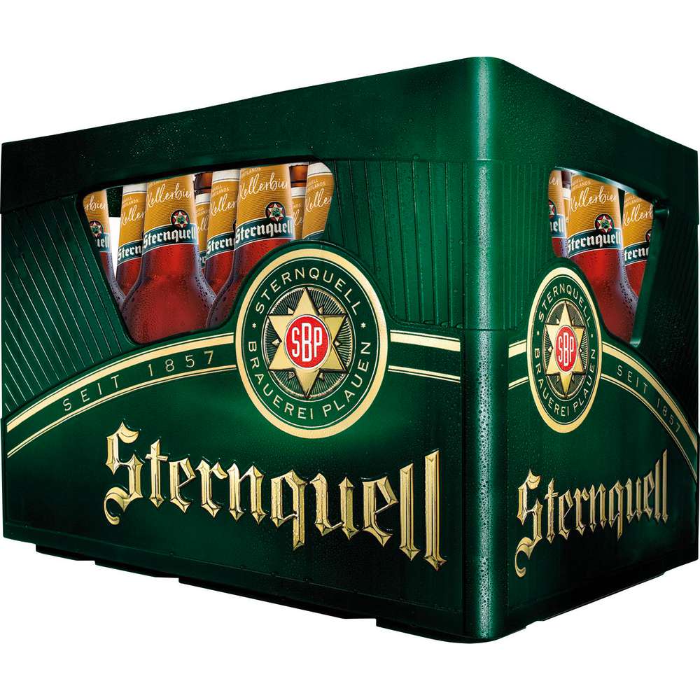 Produktabbildung Sternquell Kellerbier, naturtrüb 5,2% (20x 0,500 Liter)