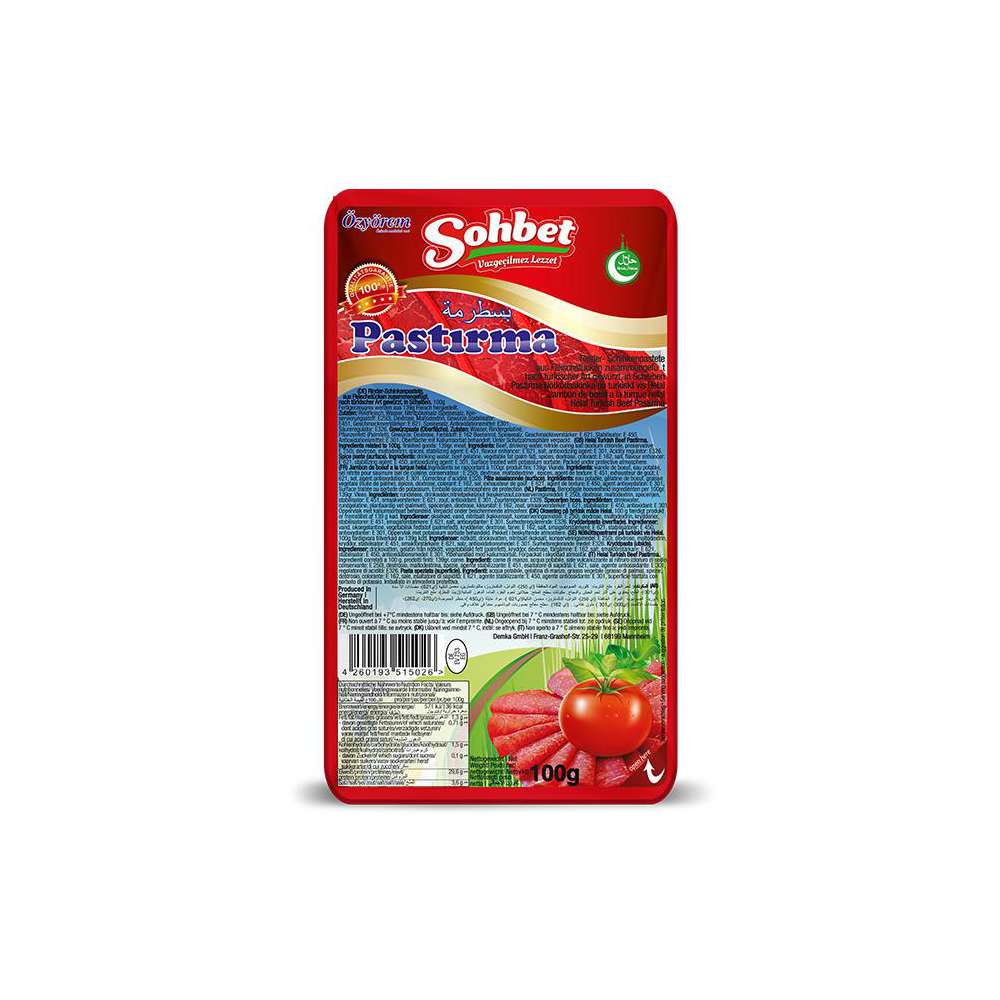 Produktabbildung Özyörem Sohbet Rinderschinken