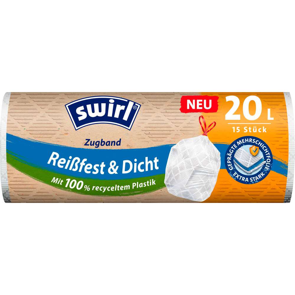 Produktabbildung Swirl Zugband-Müllbeutel 20l