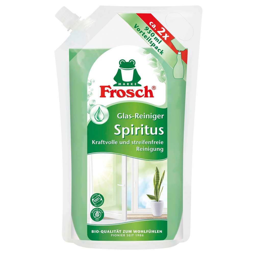 Produktabbildung Frosch Glasreiniger, Spiritus