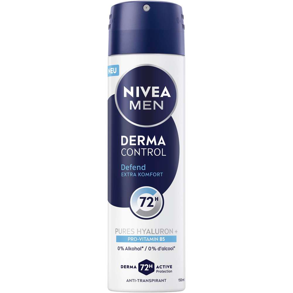 Produktabbildung Nivea Deospray Men, Derma Control Defend
