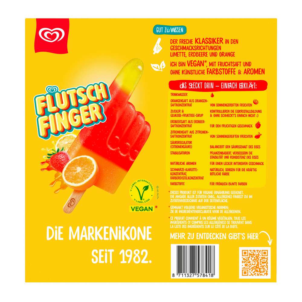 Produktabbildung Langnese Stiel-Eis Flutschfinger