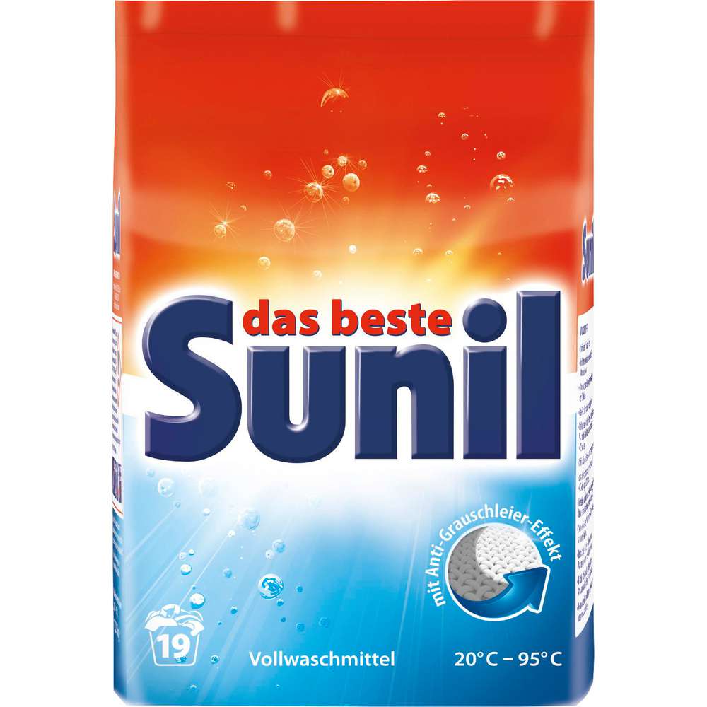 Produktabbildung Sunil Voll-Waschmittel, Pulver, aktiv