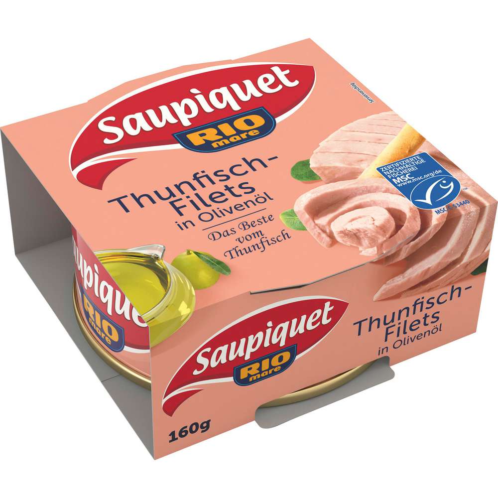 Produktabbildung  MSC Thunfischfilets in Olivenöl