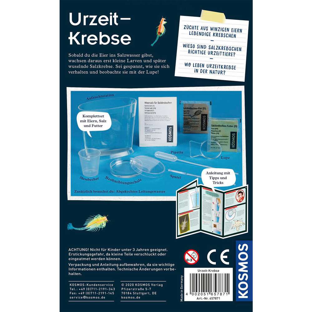 Produktabbildung Kosmos Mitbringexperiment Urzeit-Krebse