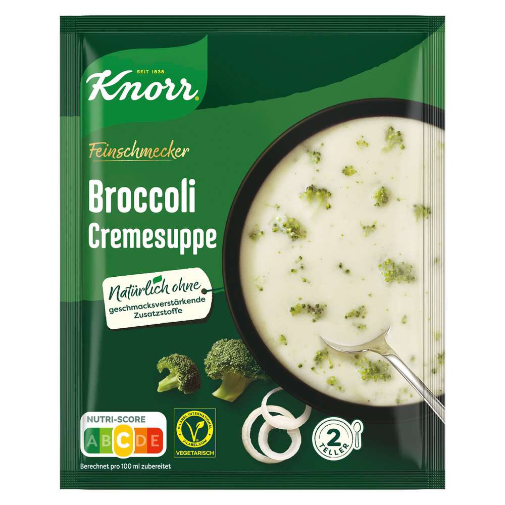 Produktabbildung Knorr Gewürzmischung Feinschmecker, Broccoli-Creme Suppe