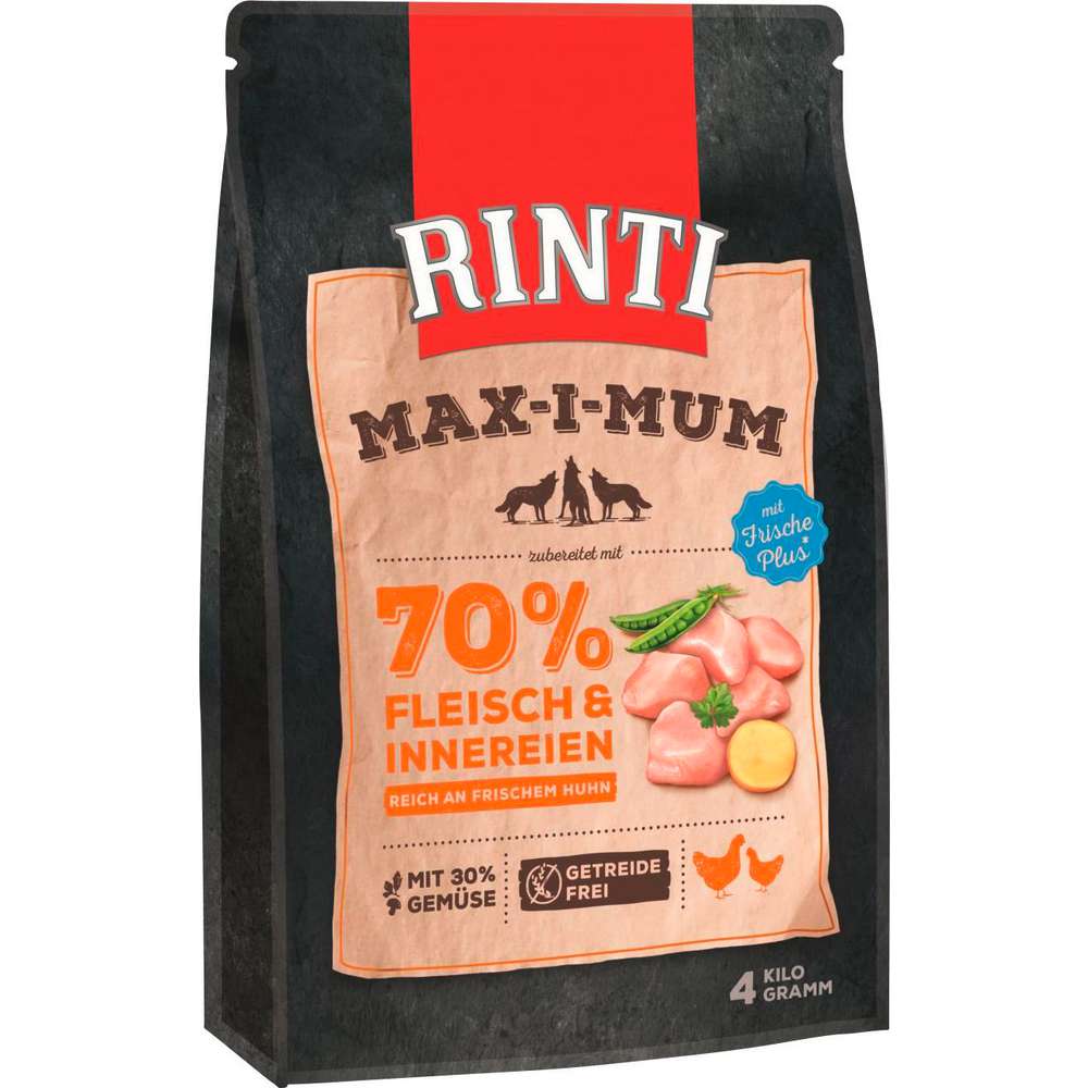 Produktabbildung Rinti Hunde-Trockenfutter Max-i-mum, Huhn