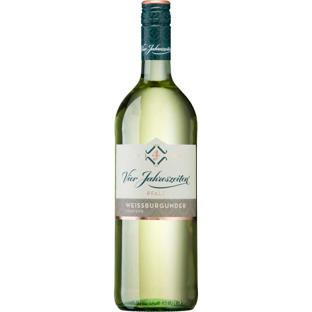 Produktabbildung Vier Jahreszeiten Weißburgunder trocken Pfalz DQW, Weißwein