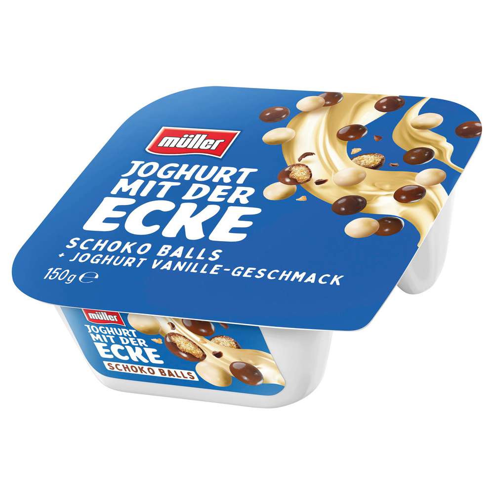 Produktabbildung Müller Joghurt mit der Ecke, Schokoballs