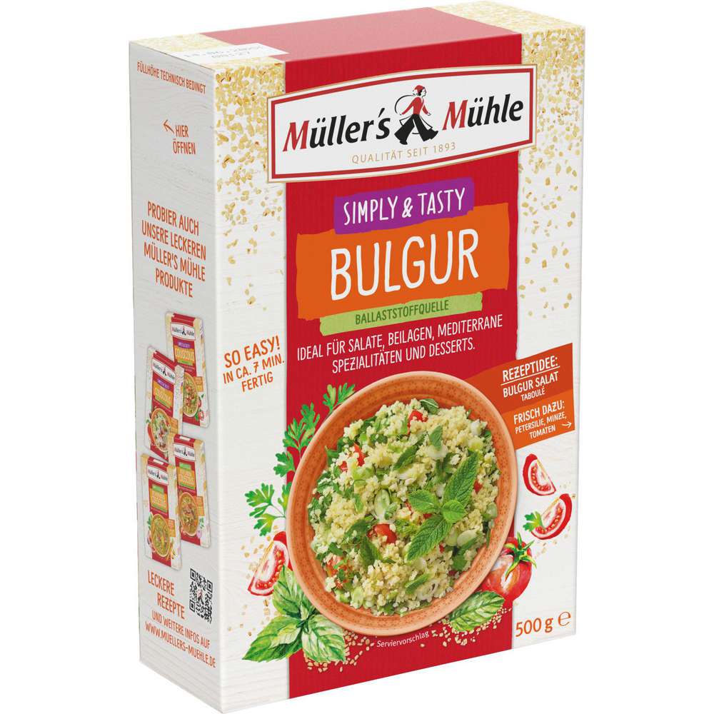 Produktabbildung Müller's Mühle Bulgur Simply & Tasty