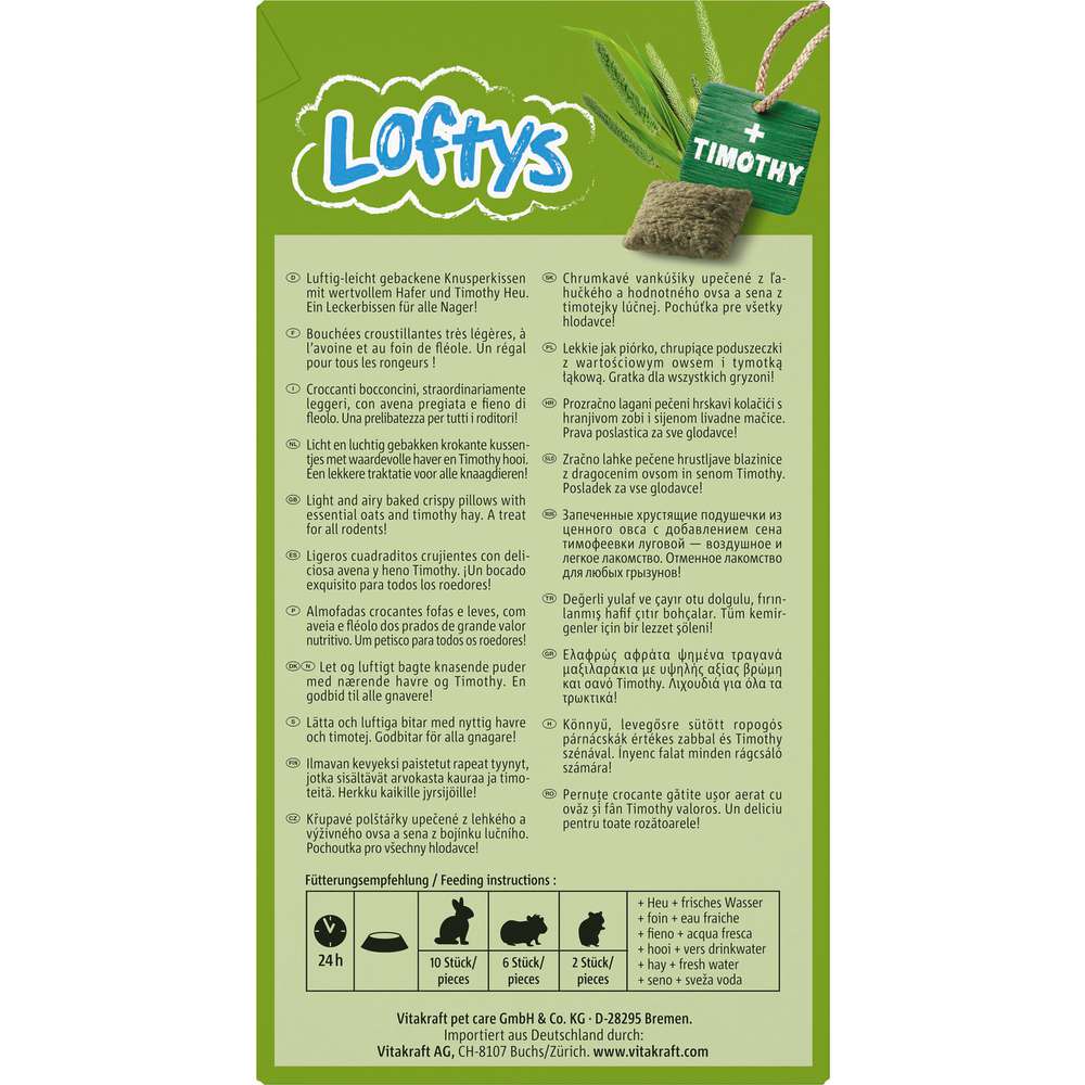 Produktabbildung Vitakraft Nager Knusperkissen Loftys