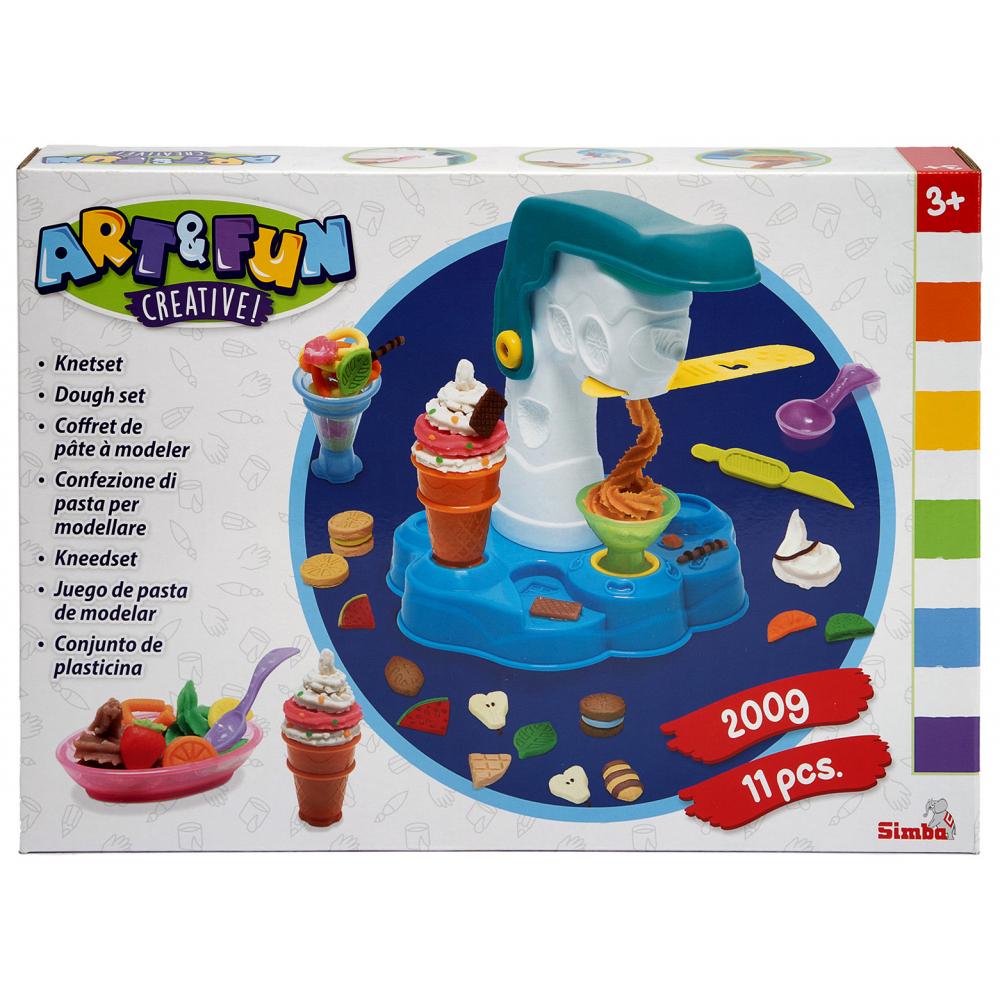Produktabbildung keine Marke Knet-Set Eisdiele, 11-teiliges Set