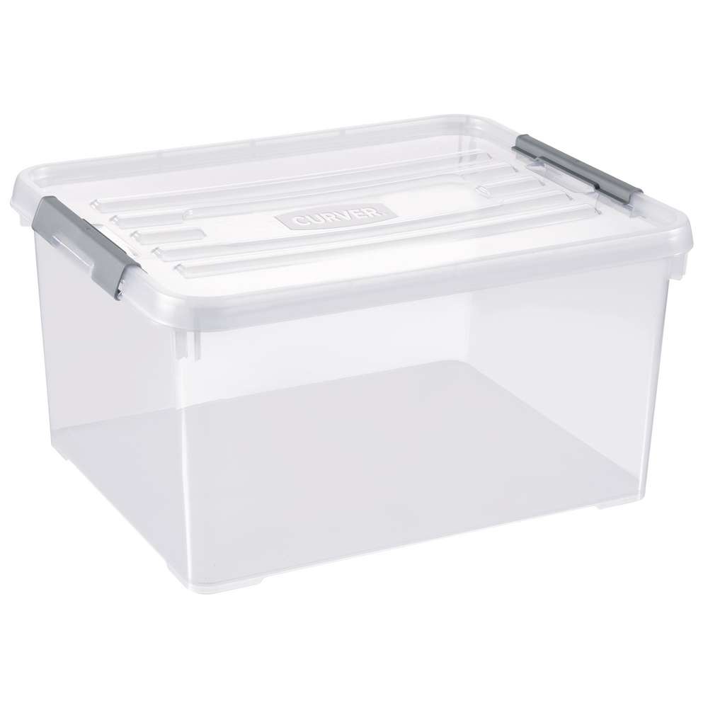 Produktabbildung keine Marke Box 35 l, transparent/silber