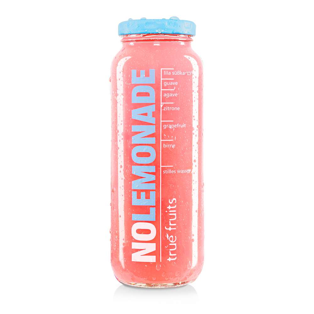 Produktabbildung True Fruits No Lemonade, Grapefruit/Birne/Zitrone/Agave/Guave/Lila Süßkartoffel