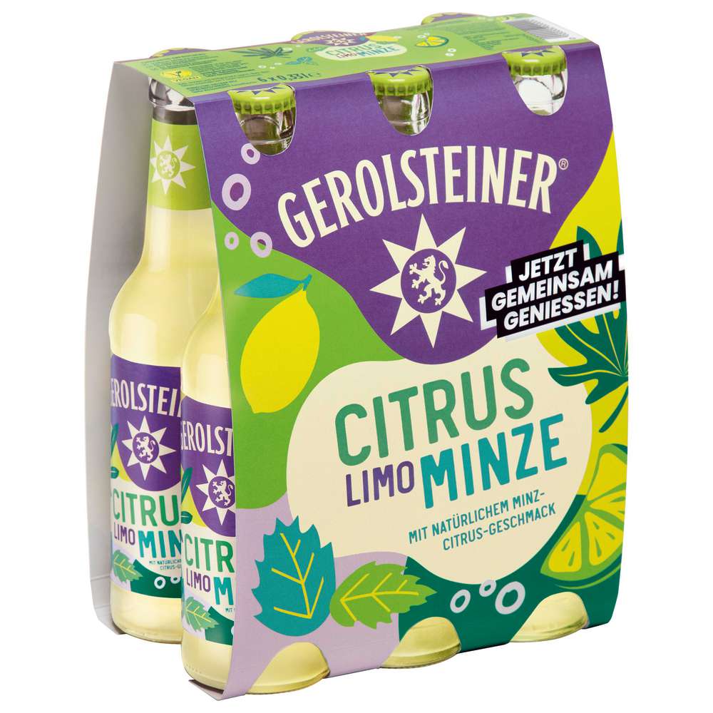 Produktabbildung Gerolsteiner Limo Citrus Minze