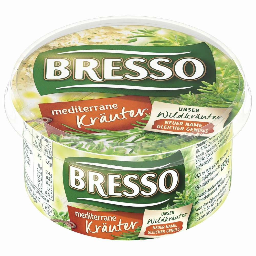 Produktabbildung Bresso Frischkäse, Wildkräuter