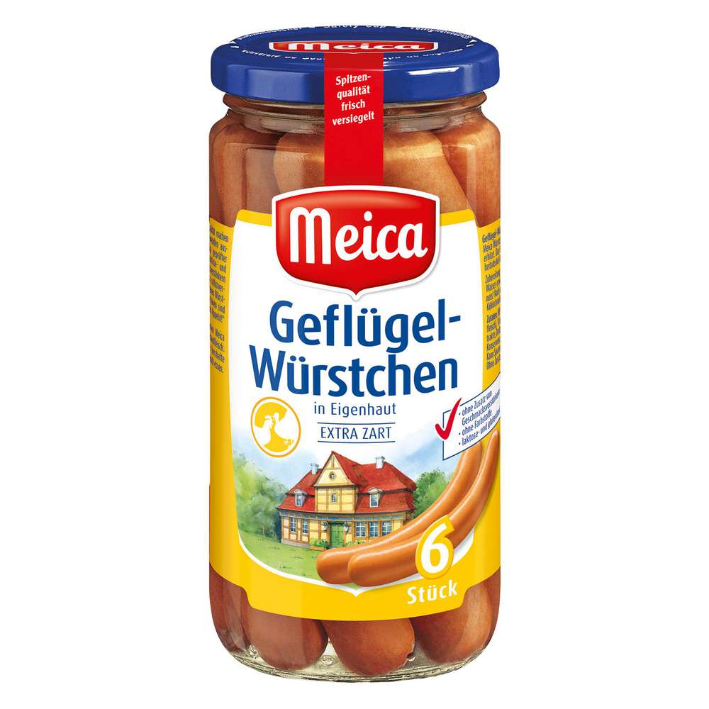 Produktabbildung Meica Geflügel Würstchen