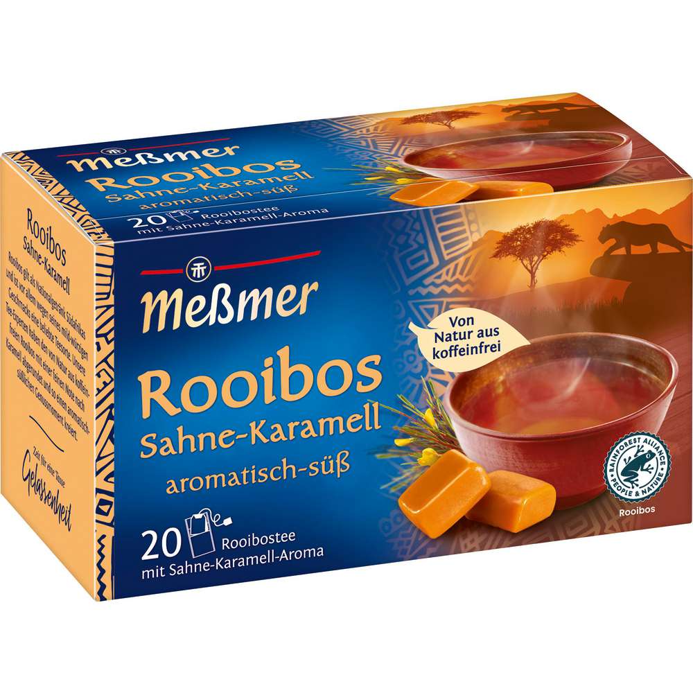 Produktabbildung Messmer Tee Rooibos Sahne-Karamell