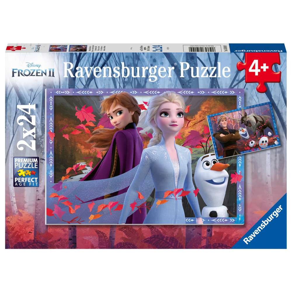 Produktabbildung Ravensburger Puzzle 2x24 Teile Frostige Abenteuer