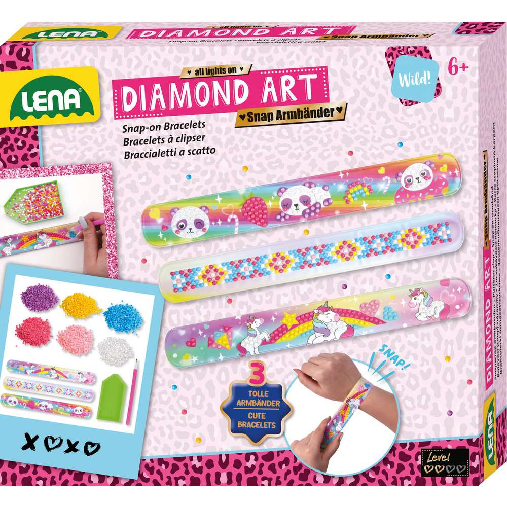 Produktabbildung Simm Spielwaren Diamond Art Snap Armbänder